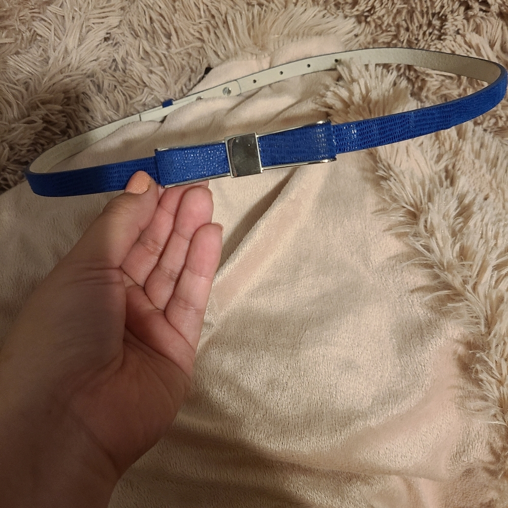 Royal blue belt